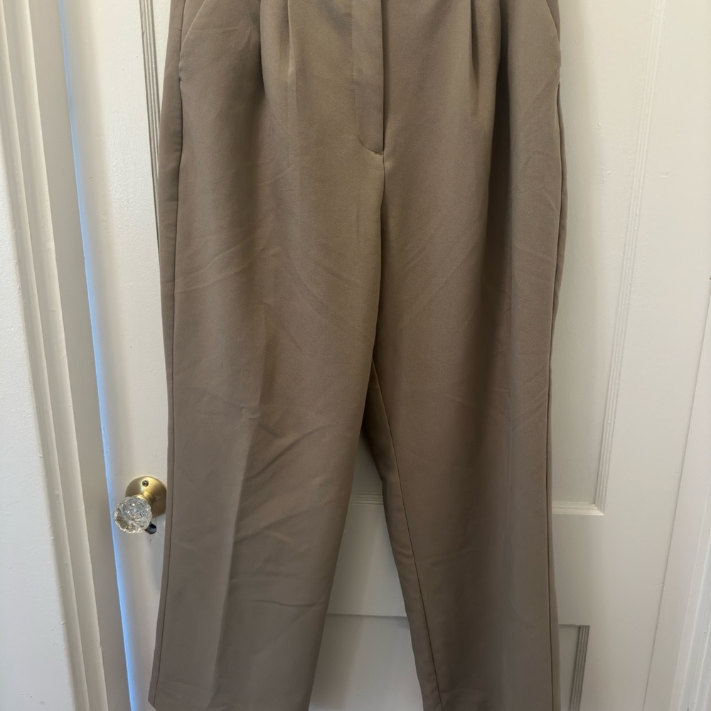 Elegant Tan Women's Pants